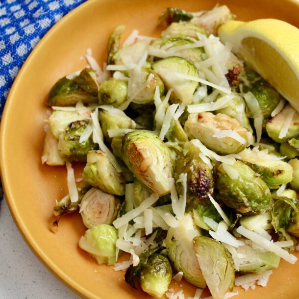 Roasted Parmesan Brussel Sprouts