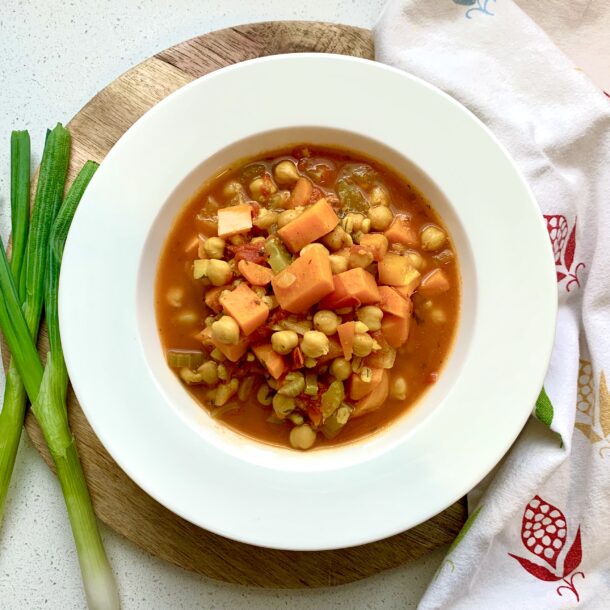 vegetarian stew; chickpea stew; moroccan stew