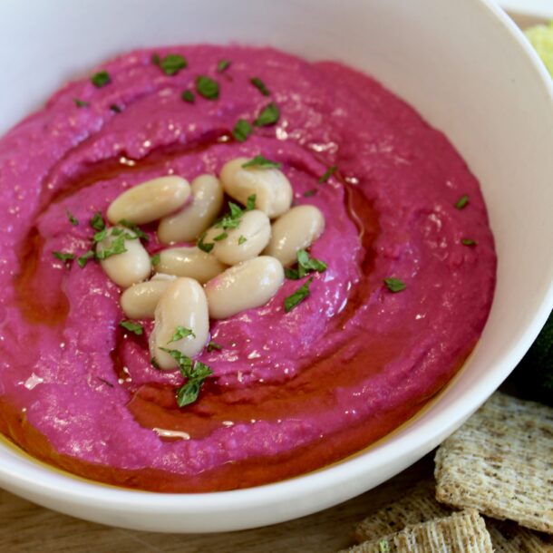 Roasted Beet and Bean salad